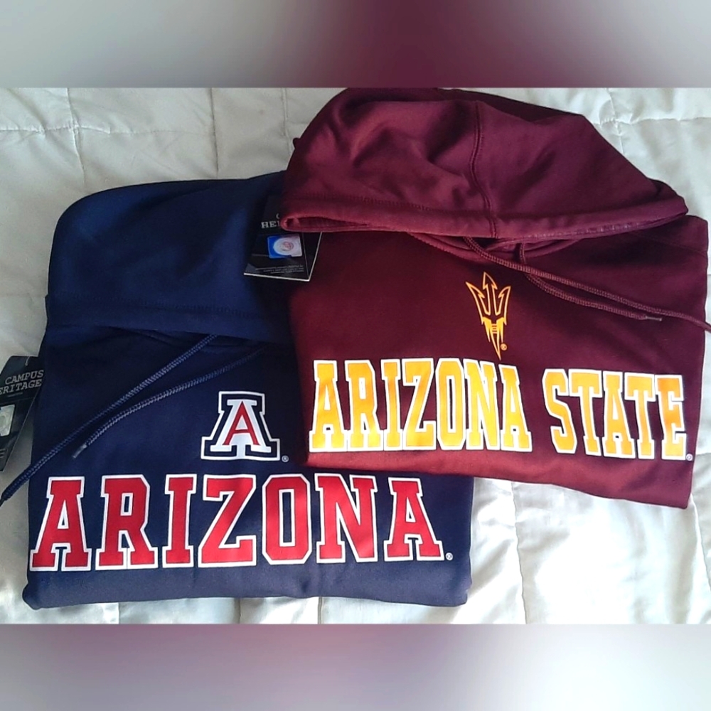 Campus Heritage Collection Arizona State Pullover Hoodie Lot of 2 *NWT*